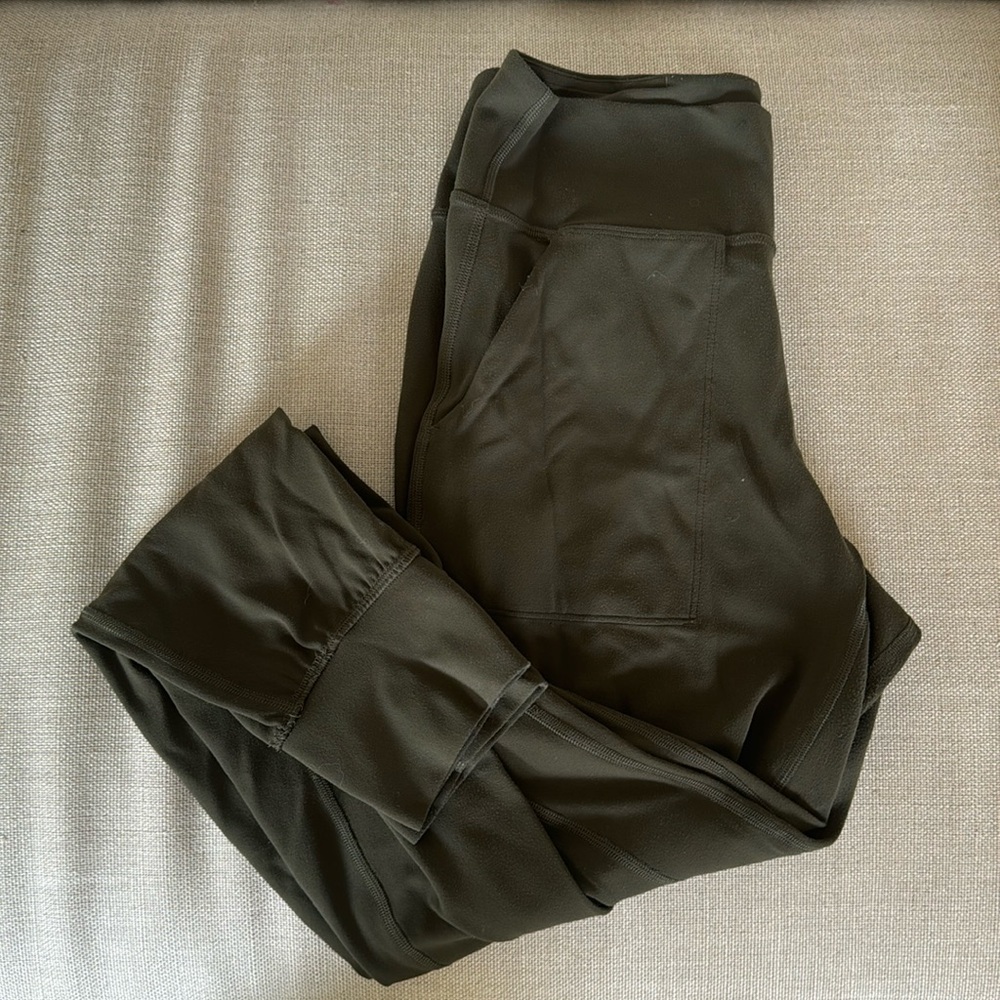 LULULEMON Align Joggers Army Green  (size 6)